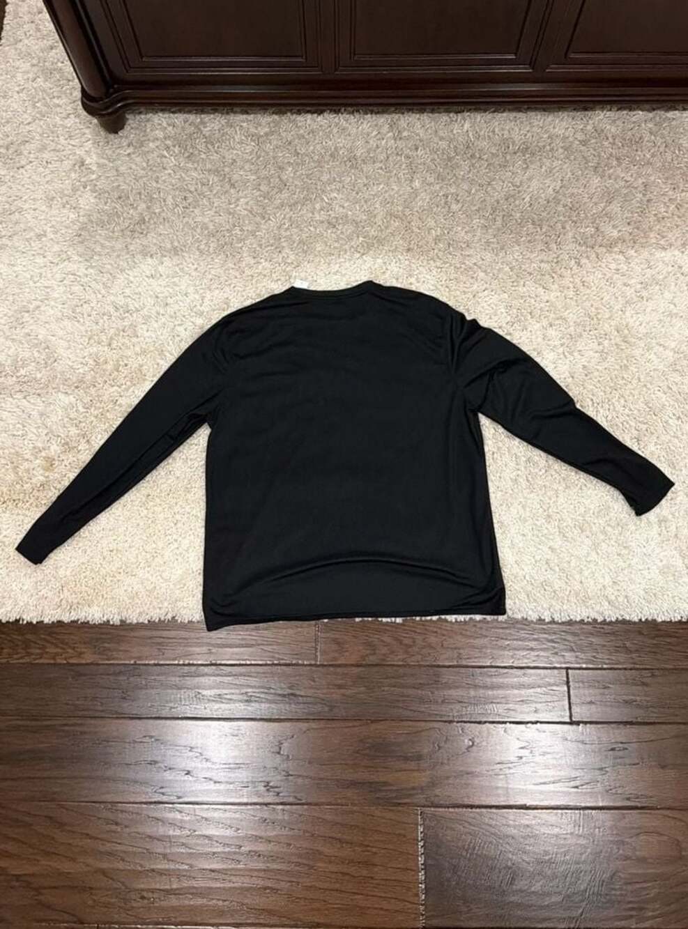 Wrangler Workwear Men's Black Long Sleeve Performance Pocket T-Shirt Size XL - Picture 2 of 3
